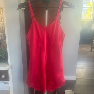 Kasara Red Satin Chemise